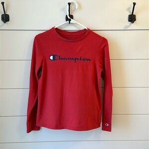 Champion boys long sleeve tee size large 14/16
